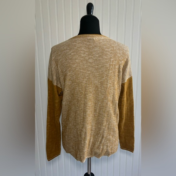 J Jill Sweater Crewneck Golden Mustard Womens Size Small - Picture 4 of 11